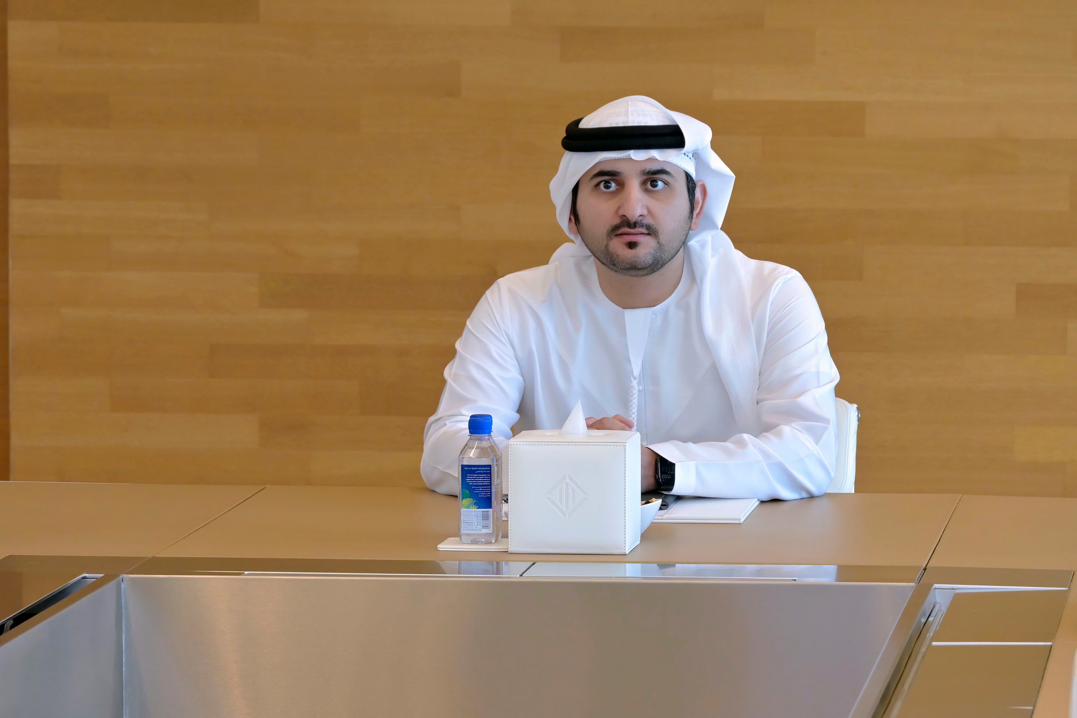 Sheikh Maktoum at an official state engagement